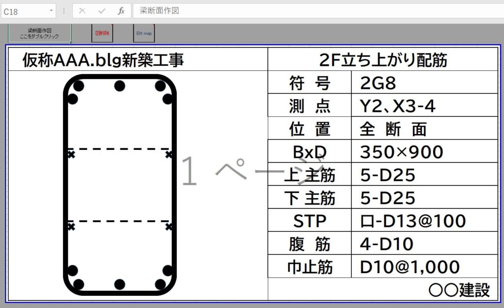 梁表記